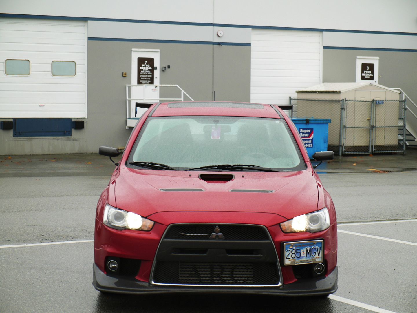 New install JUN carbon mirrors + OEM auto glareproof rear view mirror